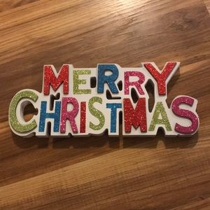 Merry Christmas sign